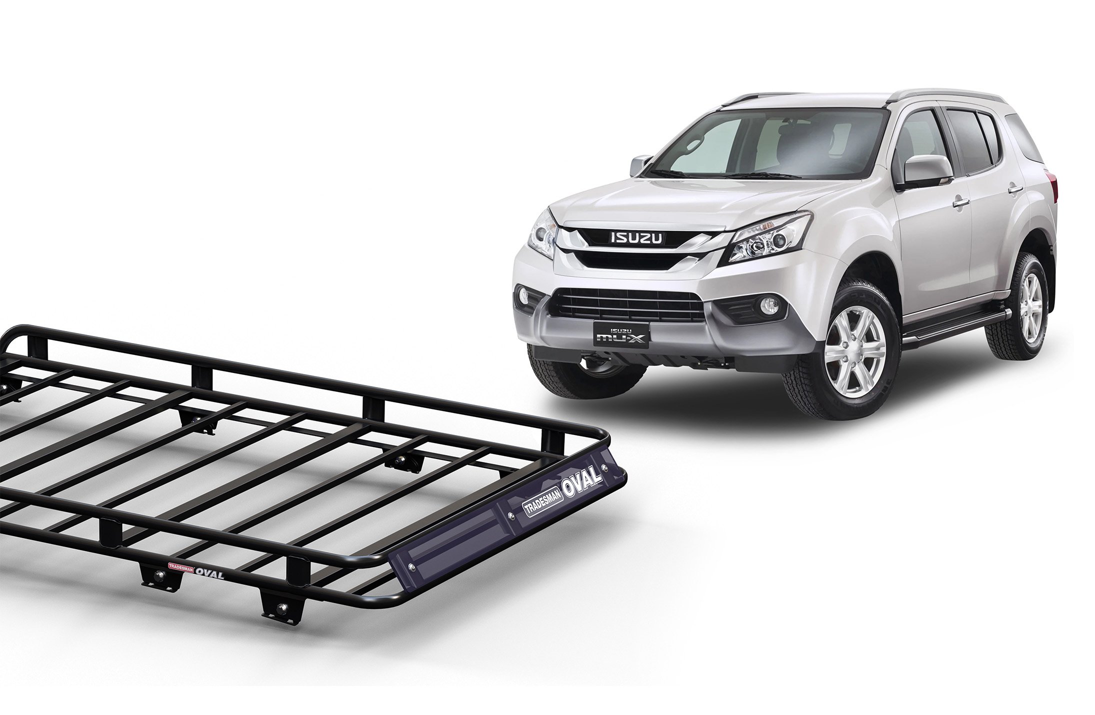 Oval Steel platform for the Land Rover Discovery Gen 1 Wagon
