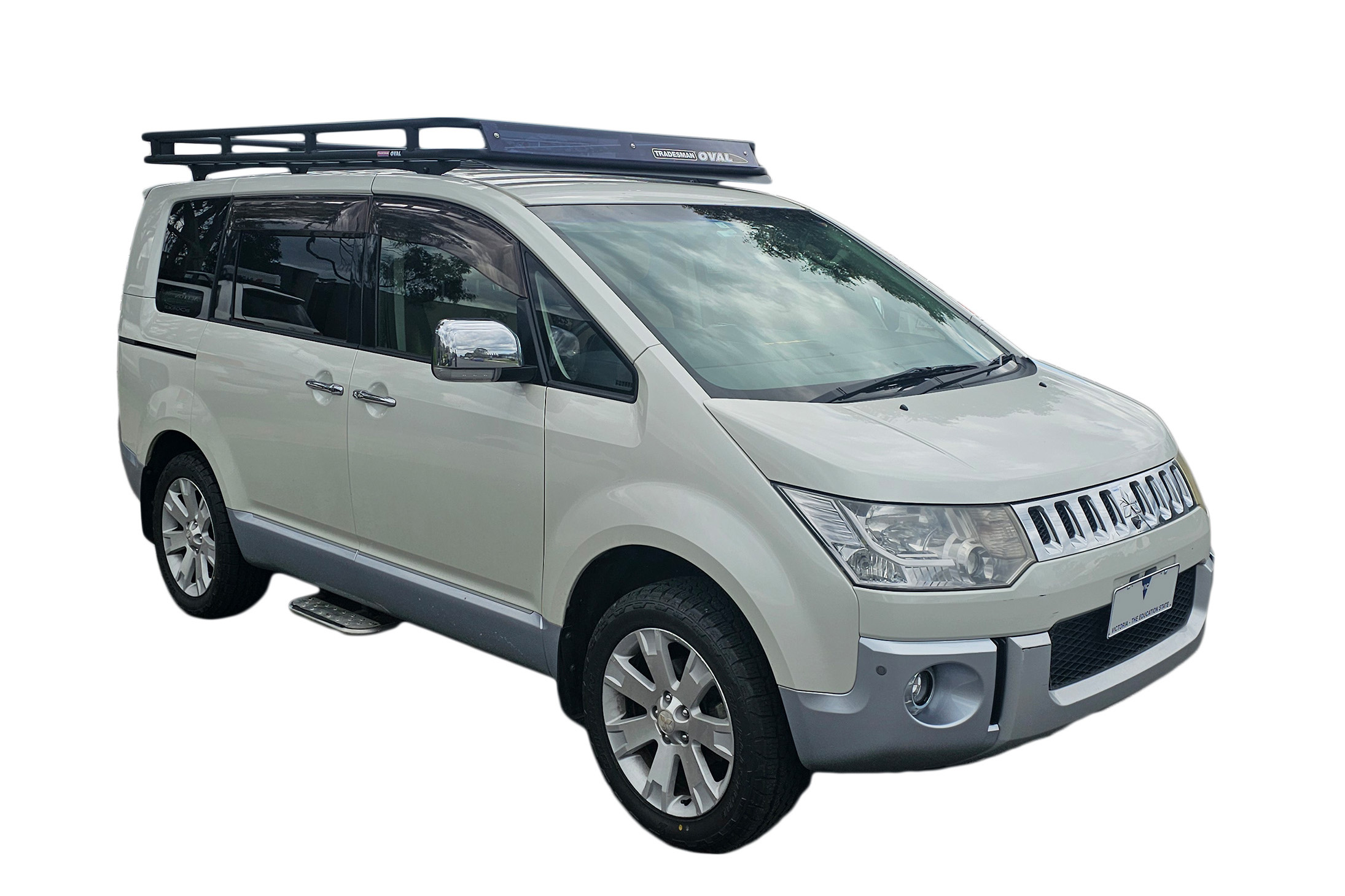 Oval Steel platform for the Mitsubishi Delica Gen 5 Van