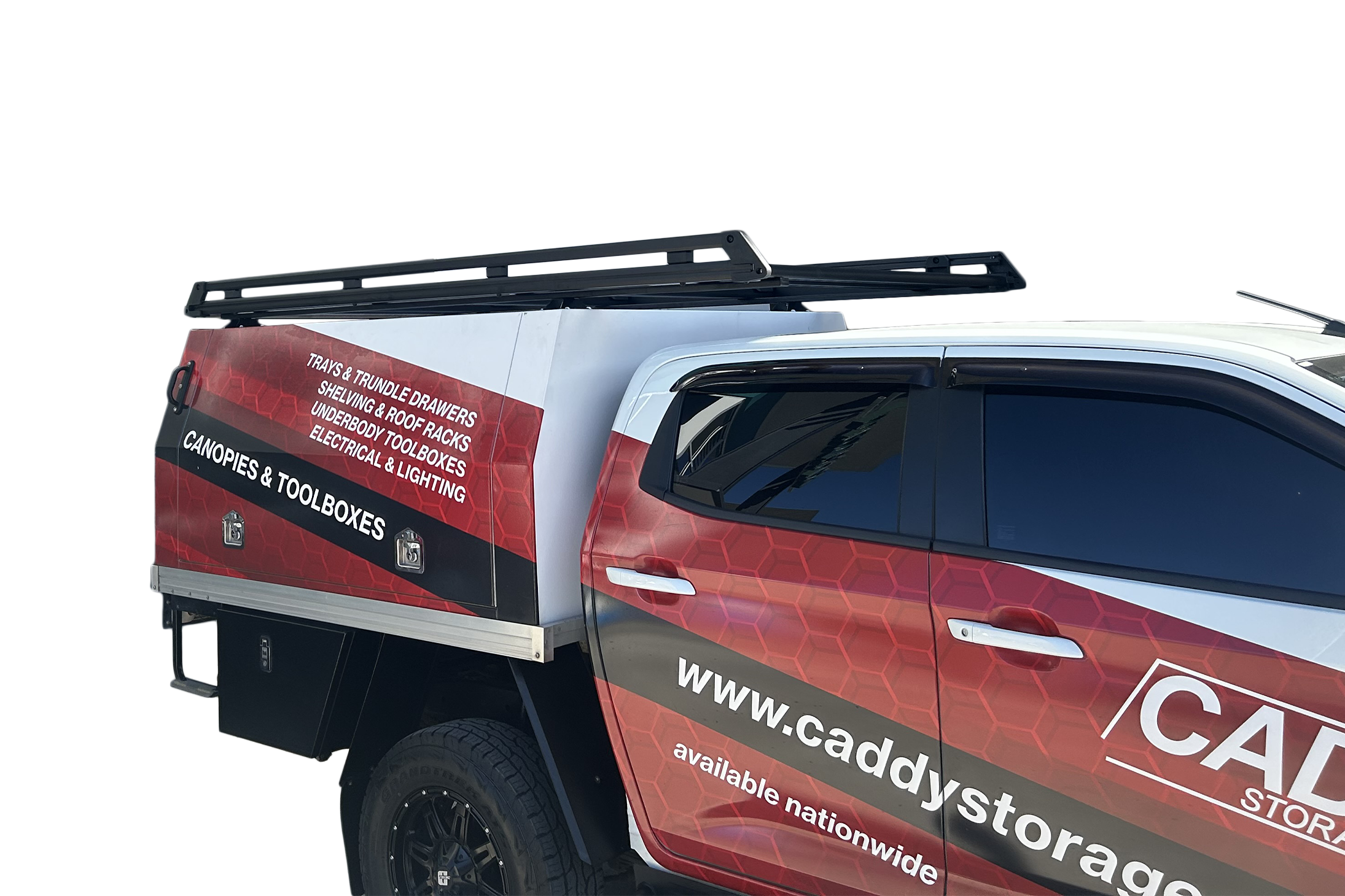 Wedgetail Trade platform for Caddy Storage service body, RW-DCAD-2514