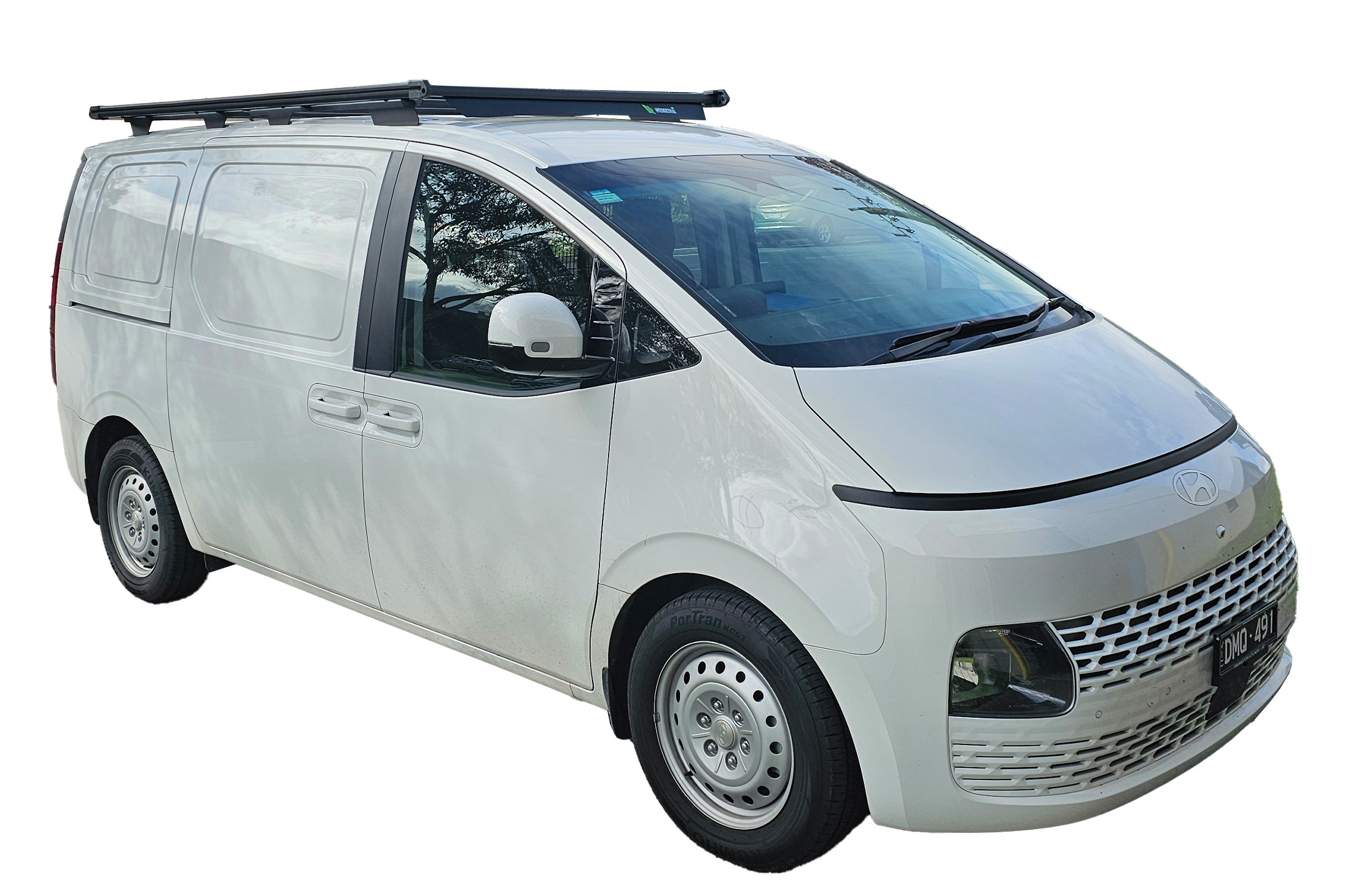 Wedgetail Trade flat deck platform for the Hyundai Staria Load Van
